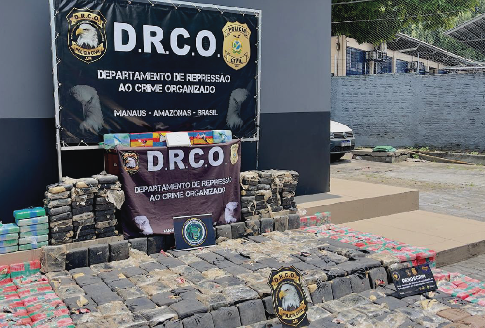 Polícia Civil apreendeu mais de meia tonelada de drogas no AM